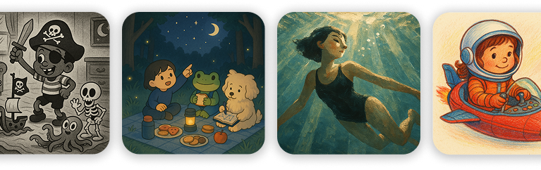 Different personalized illustration styles